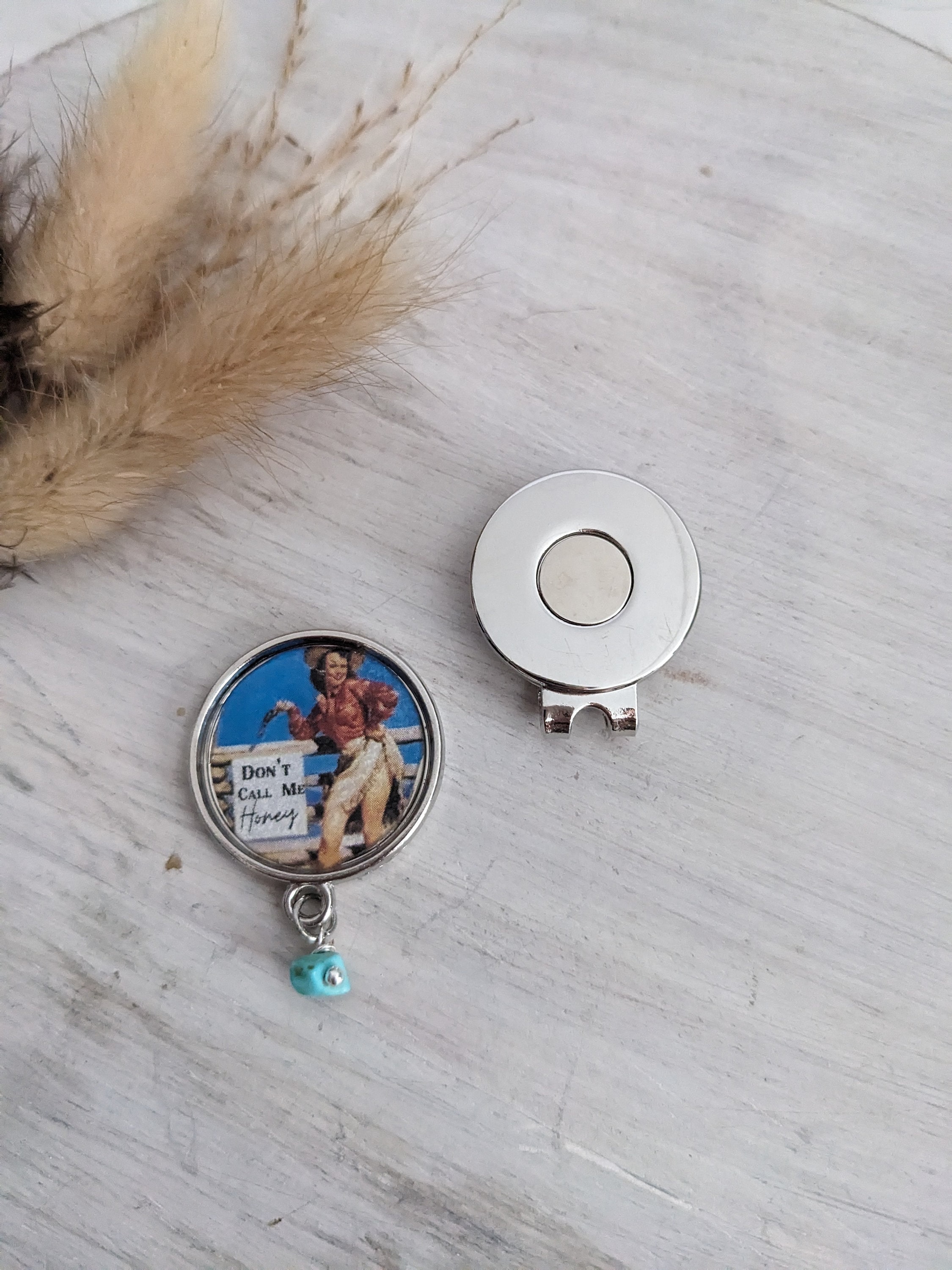 Magnetic Cowgirl Hat Clips for Trucker Hat/Cowboy Hat, No Damage Hat Clips, Hat Accessory