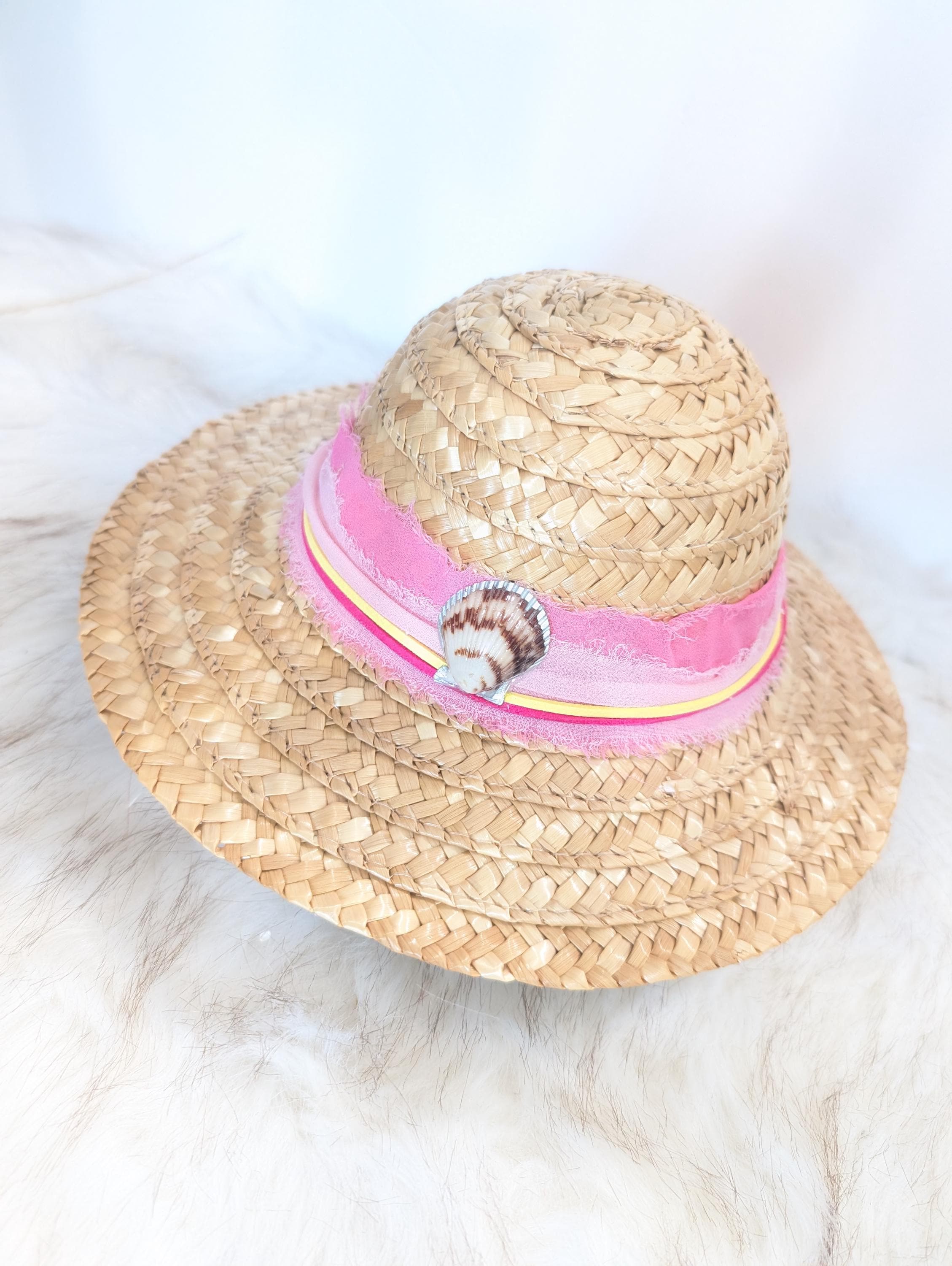 Celtic Reggae Seashells Beach Fedora Hat Shell Beach Fedora with Shells – Jocelyn main image 2