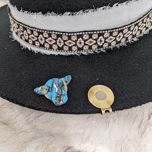 Magnetic Hat Clips for your trucker hat or cowboy hat/ No damage hat clips / hat accessory