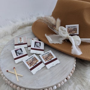 Hat Band Matchbook.  Hat Band Accessory. Cowboy Matchbook for hat.  Update your favorite western hat. Hat Accessory/ Hat Pick/Hat Jewelry