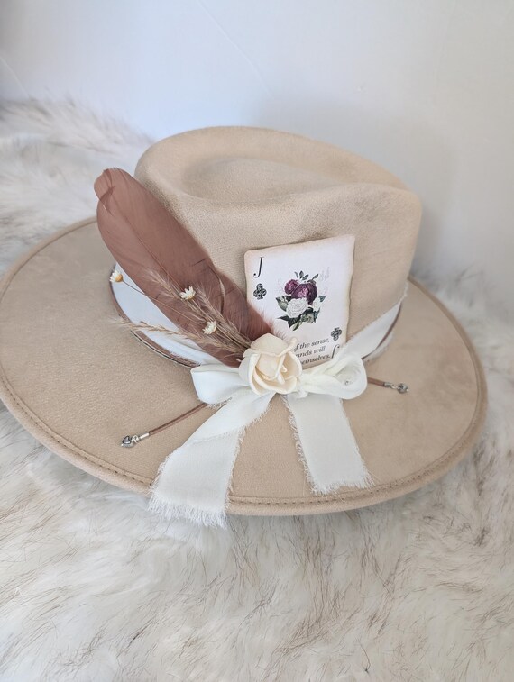 Custom Floral DIY Hat Band. Add to Your Favorite Western Hat  display picture 1