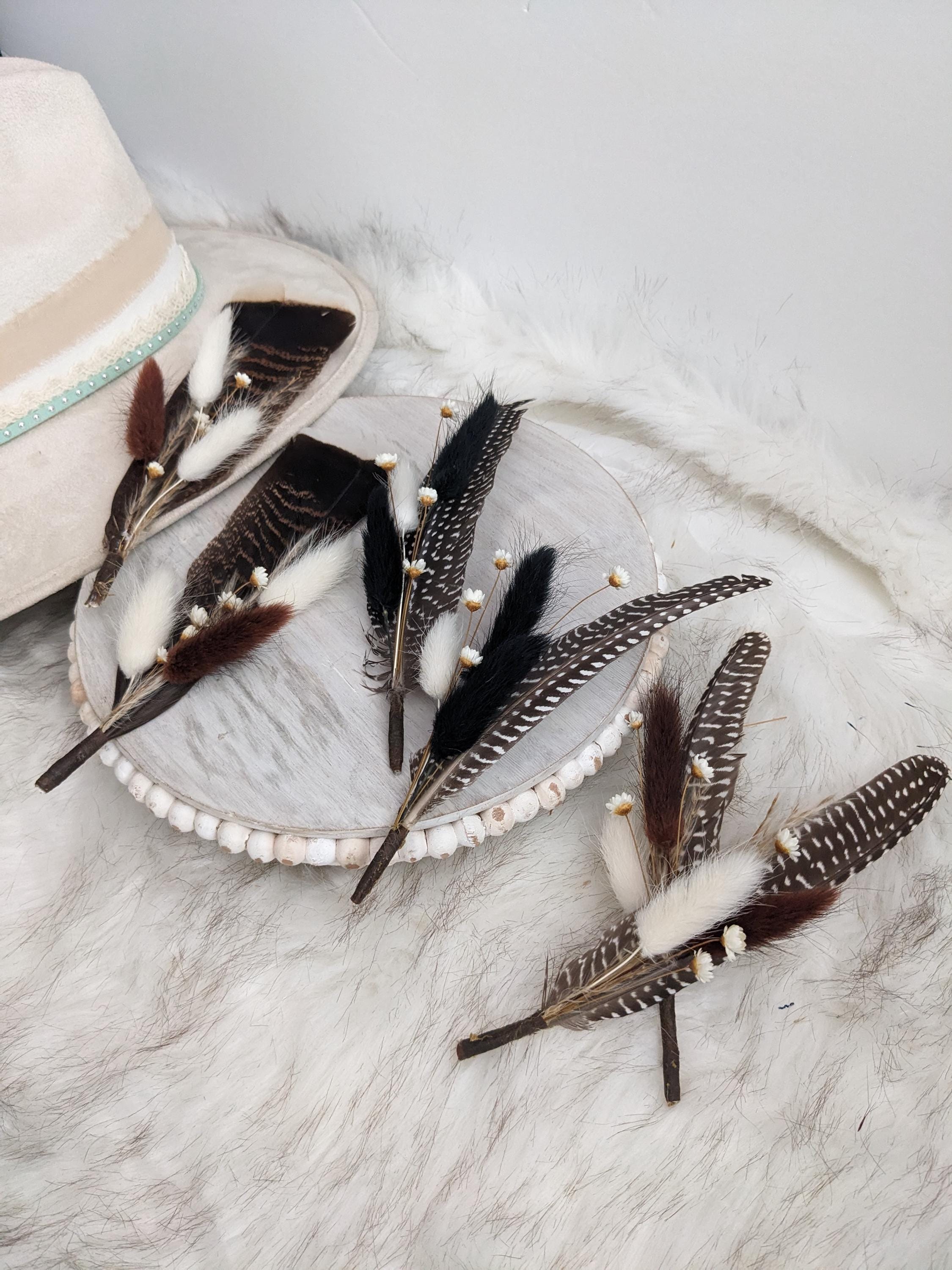 Custom Hat Band Feathers. Turkey Hat Band Accessory. Custom Feather for ...