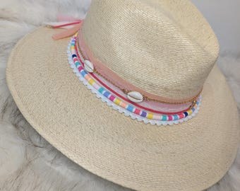 Sommarhatt för cowgirl/rancherhatt med semestervibbar/strandhatt/cowgirlhatt/anpassad cowgirlhatt