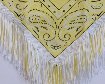 Fringe bandana! Colorful fringe bandana perfect for girls trip, Nashville, Girls night out, Country Girl, Concert, Country Music Festival