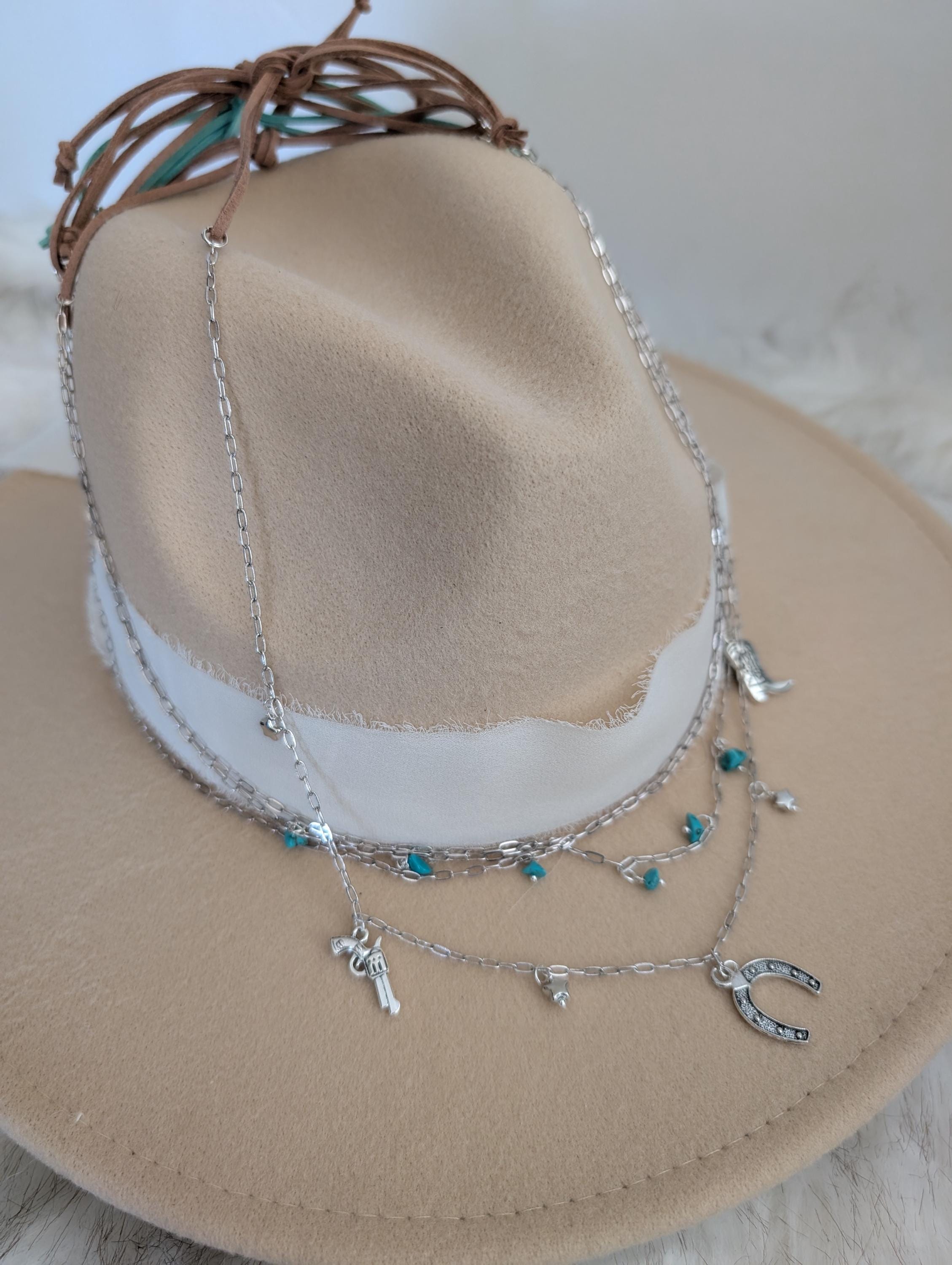 DIY Hat Band! Customize Your Favorite Hat With a Chain Hat  display picture 1
