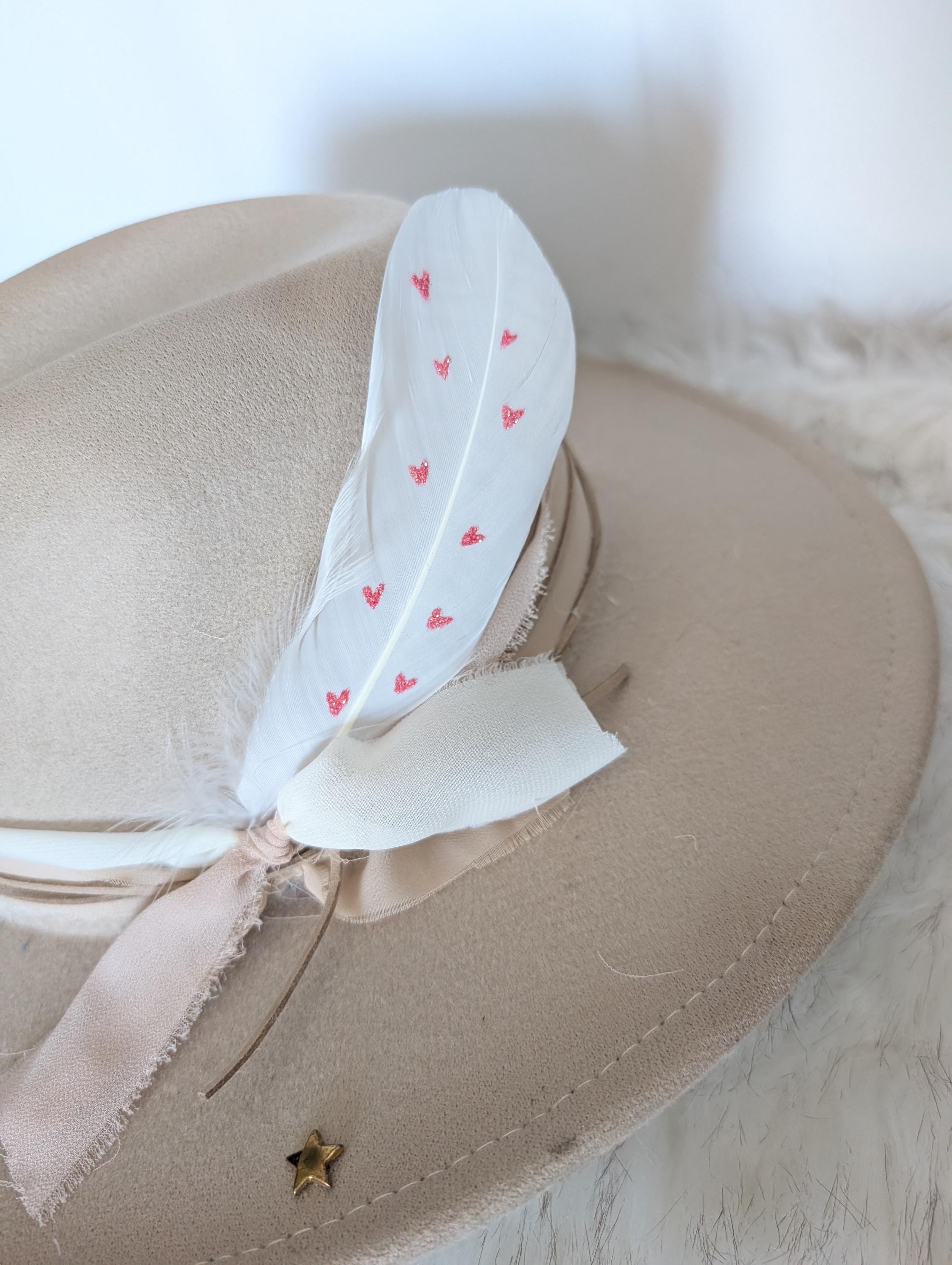 Hand Painted Hats With Hearts - Etsy display picture 1