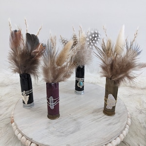 Upcycled Shotgun Shell Hat pins. Hat Accessory/Western Brooch/Hat Pin/Hat Jewelry/Cowboy Boutonniere