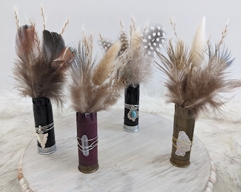 Upcycled Shotgun Shell Hat pins. Hat Accessory/Western Brooch/Hat Pin/Hat Jewelry/Cowboy Boutonniere