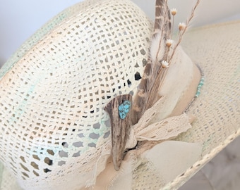 Deer Antler hat Clip / Western hat pin /Cowboy hat clip