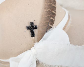 Cowboy Cross hat pins/ Western Cross pins for your favorite hat