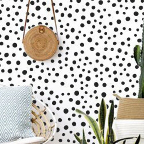 Polka Dot Wall Decals Irregular Dot Nursery Decals Etsy