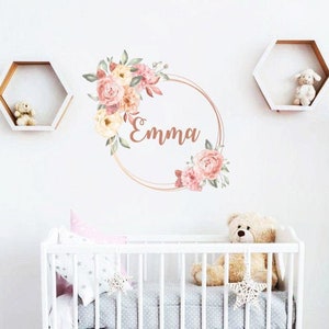 Baby Girl Wall Decor Etsy