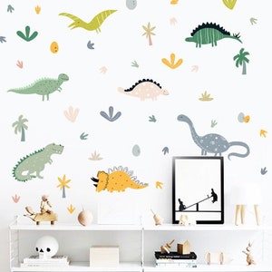 Dinosaur Wall Decals -Dinosaur Wall Sticker, Dino Decal  h131