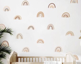 Butterfly Rainbow Wall Decal 27in Tall Rainbow Size 48in Wide Rainbow Wall Mural Fabric Wall Decal Not Vinyl Like Most Rainbow Wall Decals for Girls Bedroom 20 Butterflies and 27 Dots.
