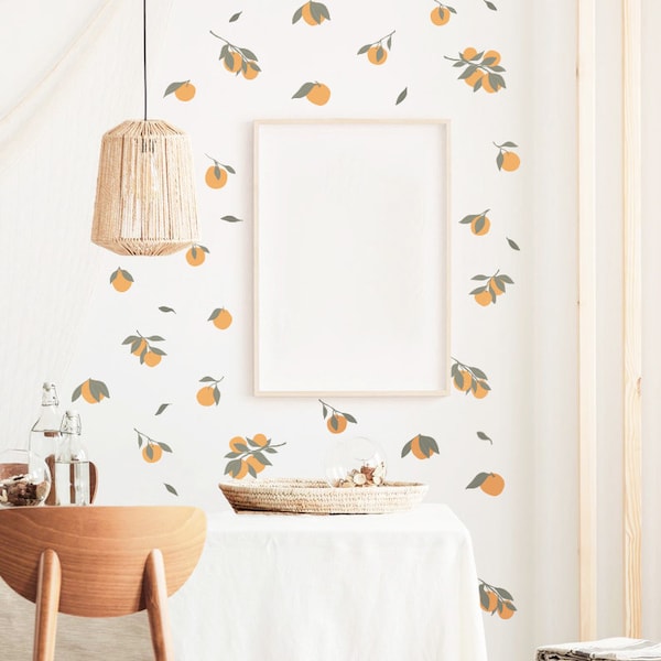 Tangerines Wall Decals h75