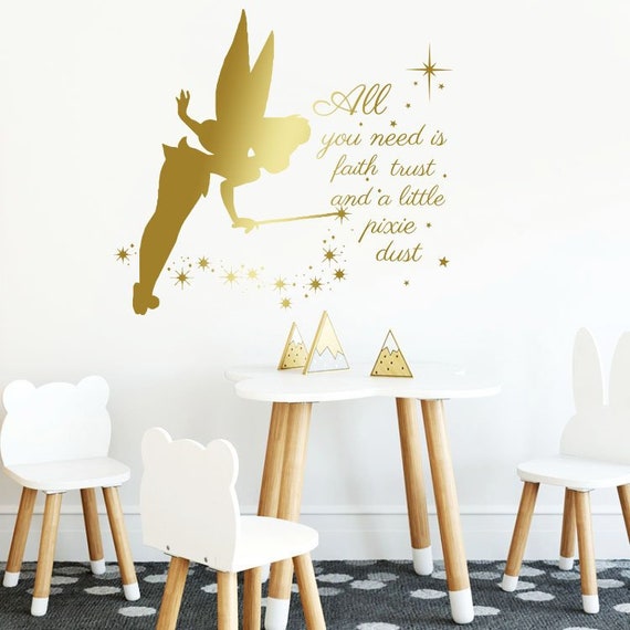 Sticker Mural Fee Clochette Peter Pan Muraux Sticker Mural Etsy Sticker Mural Fee Clochette Peter Pan Muraux Sticker Mural Etsy