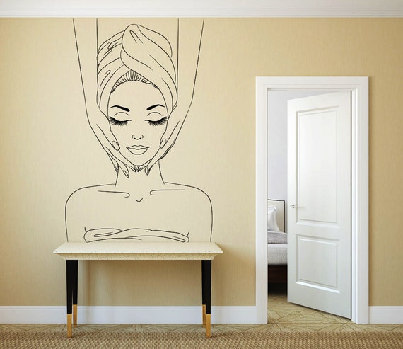 Spa Wall Decal Massage Sticker Beauty Singapore - Spa Wall Art Stickers Spa Wall Decal Massage Sticker Beauty Singapore - Spa Wall Art Stickers