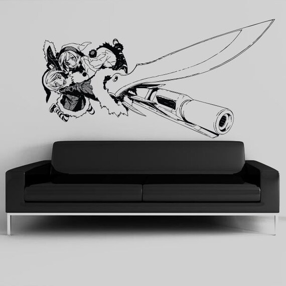 Wall Decal / Wall Decal Anime / Comics Wall Sticker / Vinyl Etsy
