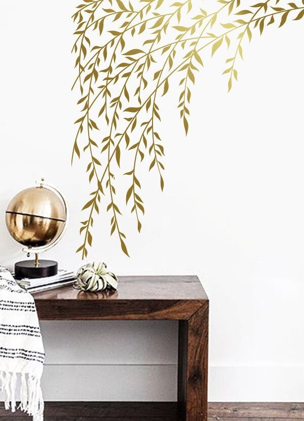 Leaves Wall Decals Leaves Wall Decal Set Vinyl Wall Decals Etsy