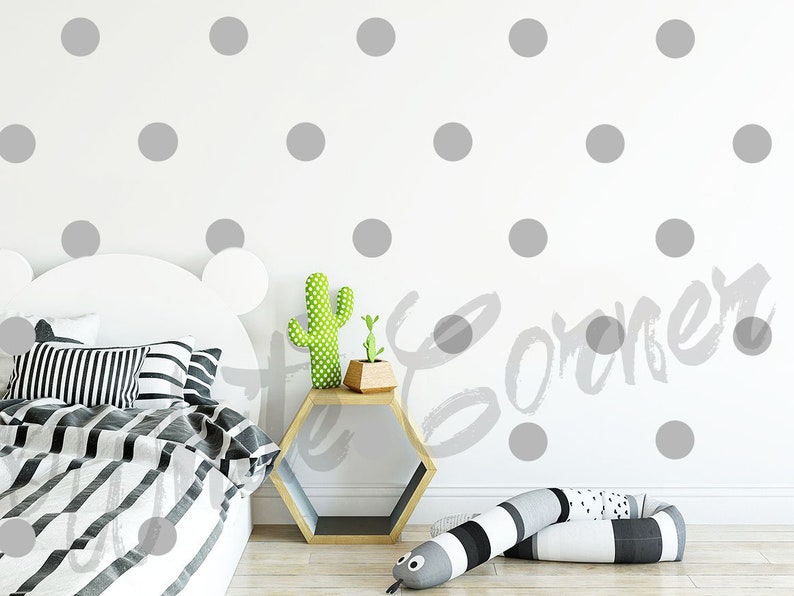 Large Polka Dot Wall Decals Polka Dot Wall Decals Polka Dot Etsy