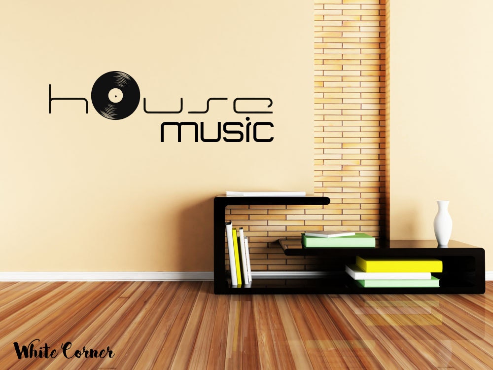 Rta745 House Music Vinyl Record Beautiful Interior Office Mans Etsy