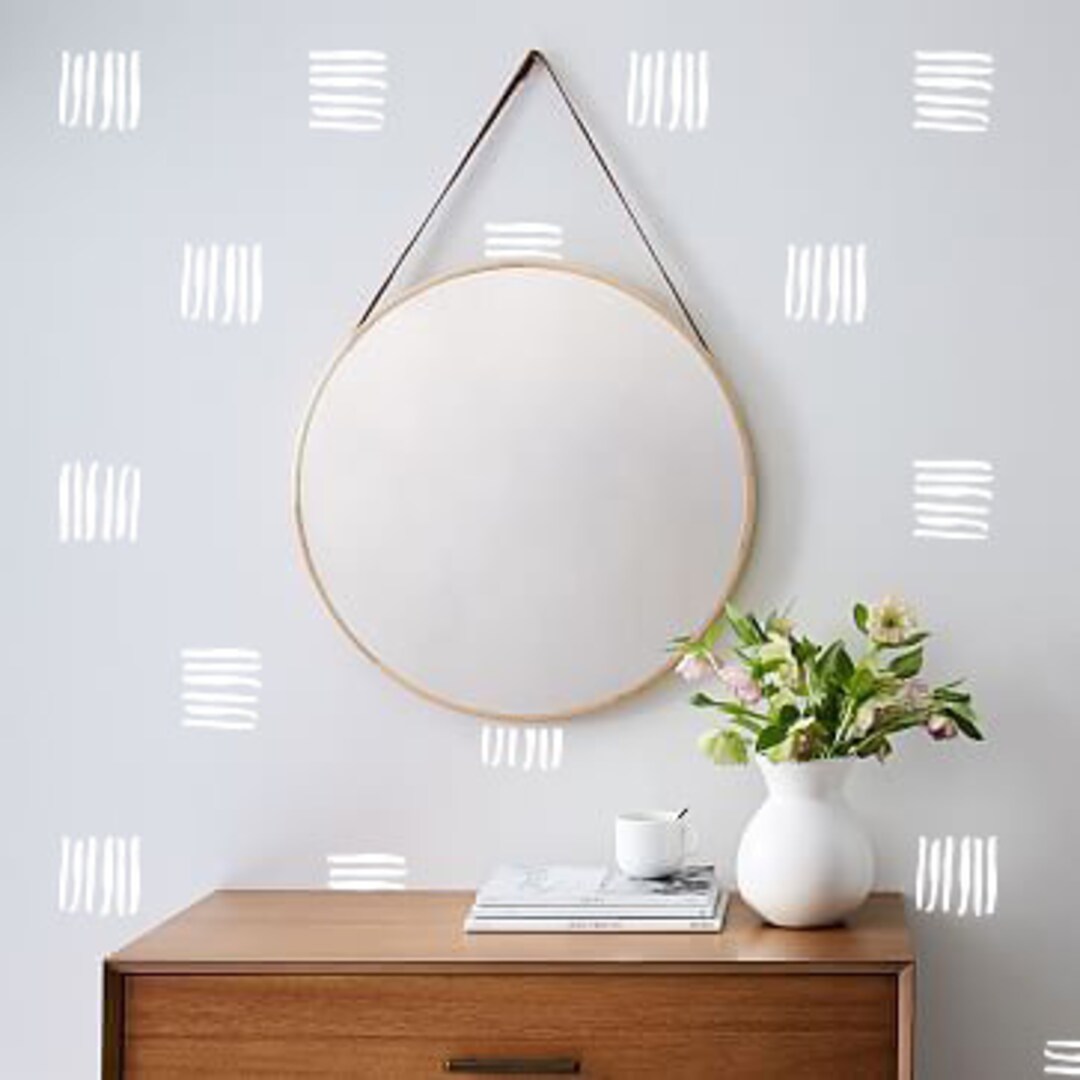 Strip Decal Stripes Wall Decal, Hand Drawn Arrow Decal, Shevron Decals