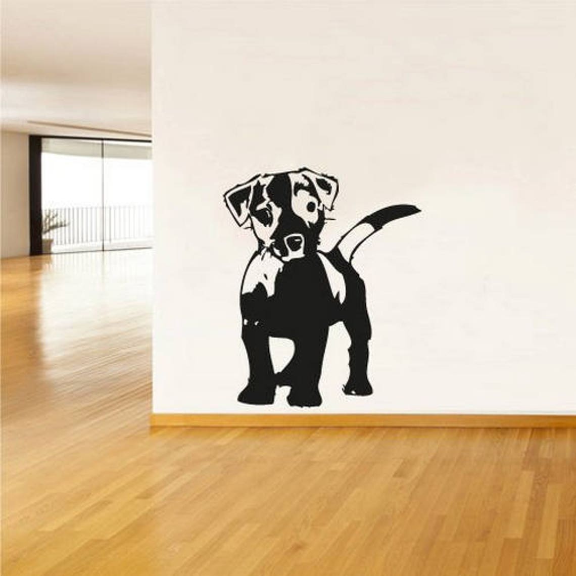 Puppy Wall Decal Dog Wall Decal Animal Wall Sticker Bedroom Etsy