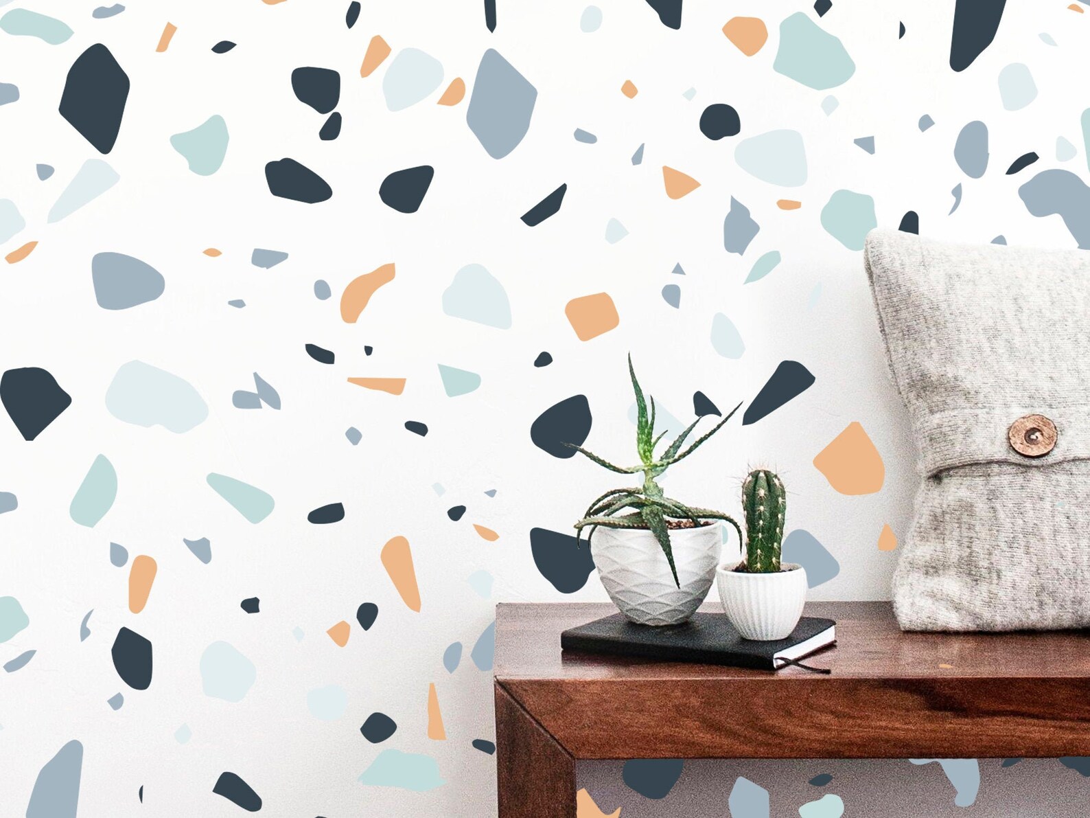 Terrazzo Wall Decals terrazzo Sticker Multi Colored Terrazzo Etsy UK