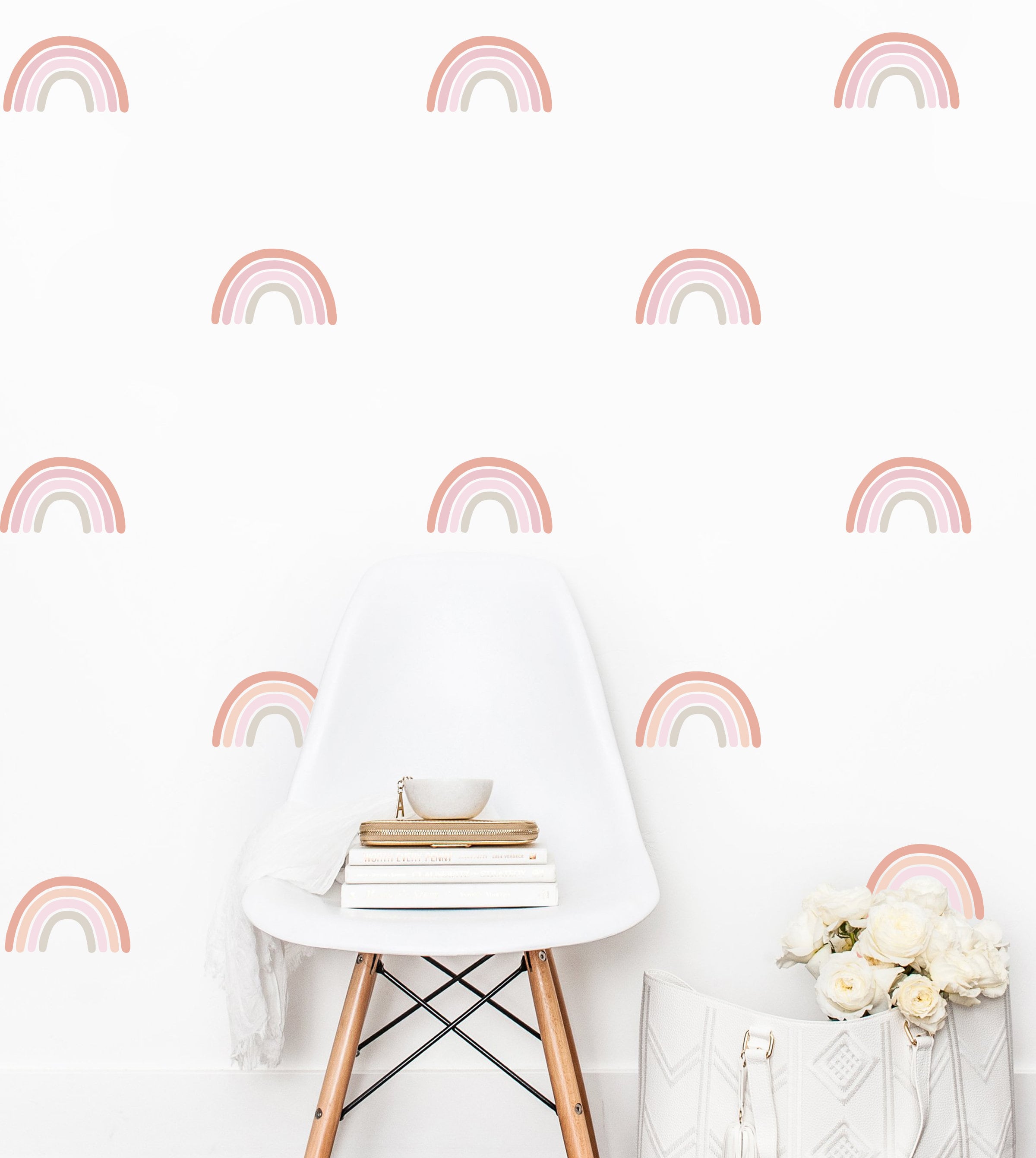 Rainbow Wall Decals Rainbow Wall Sticker Multi Colored Etsy UK