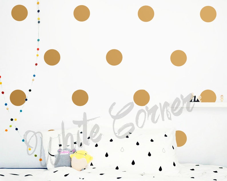 Large Polka Dot Wall Decals Polka Dot Wall Decals Polka Dot Etsy