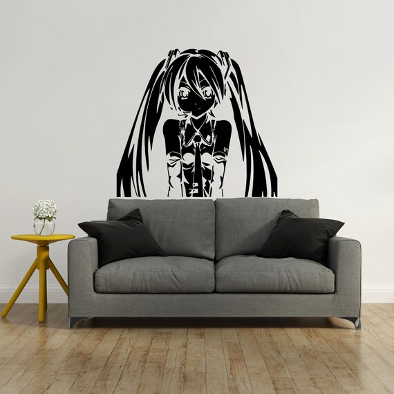 Wall Decal / Wall Decal Anime / Comics Wall Sticker / Vinyl Etsy