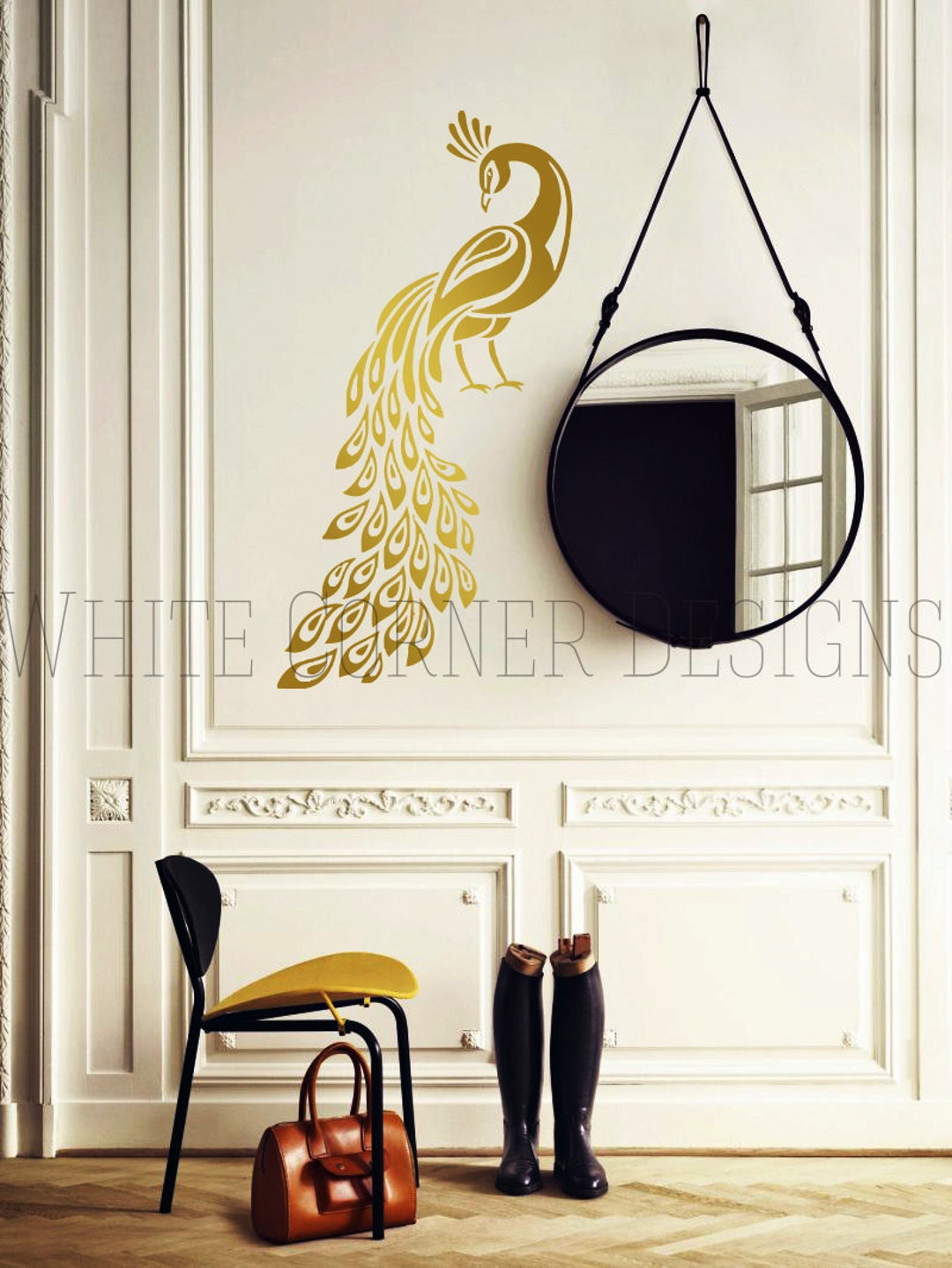 Peacock Wall Decals Peacock Decor, Wall Decor, Wall Decals, Gift for