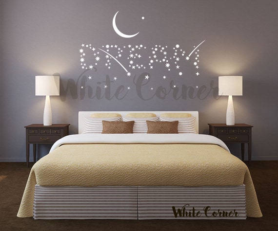 Rta873 sueños estrellas Luna buenas noches habitación mejor - Etsy España Rta873 sueños estrellas Luna buenas noches habitación mejor - Etsy España