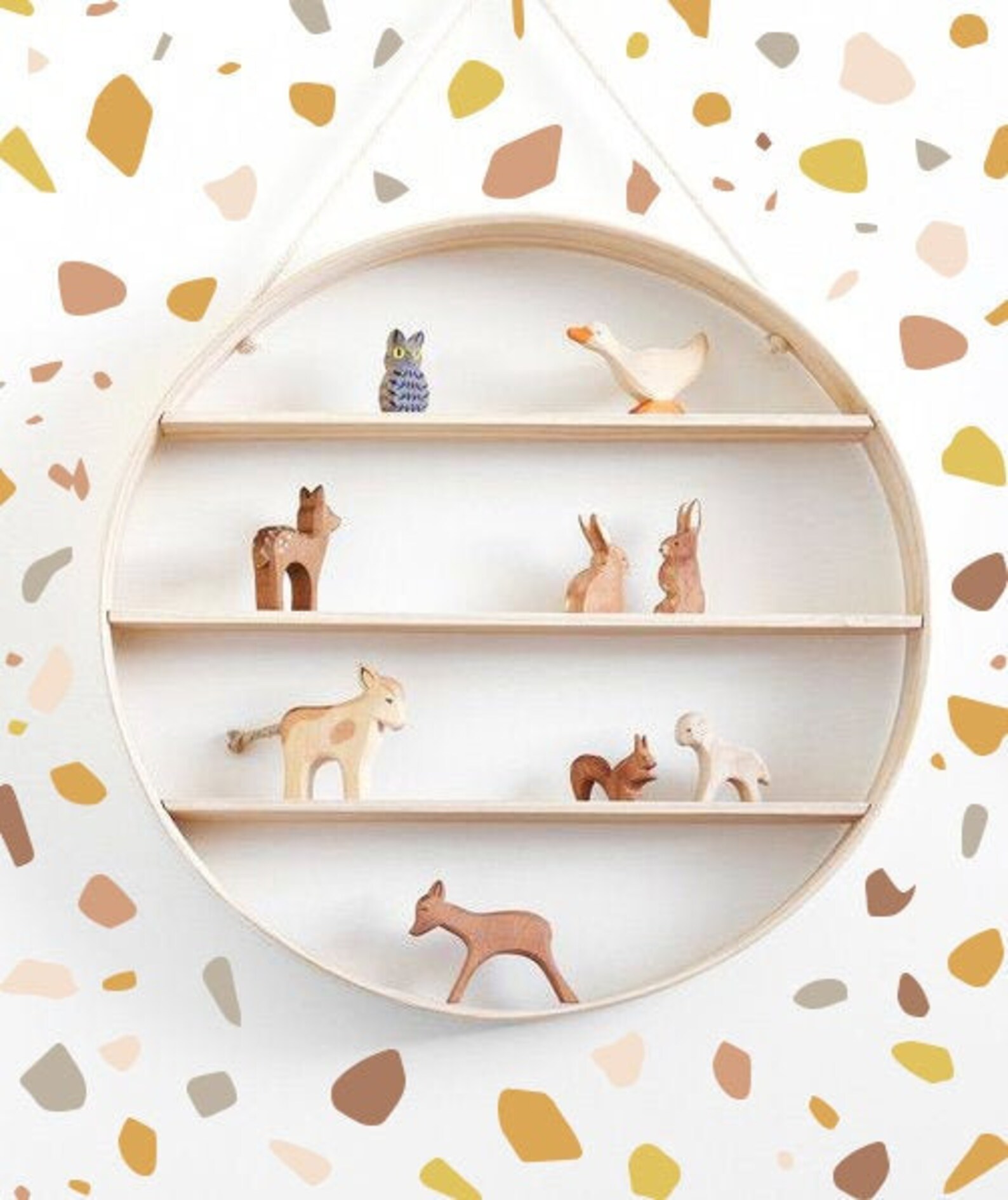 Terrazzo Wall Decals Stones Wall Sticker Terrazzo Sticker Etsy