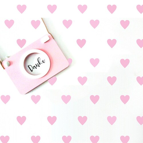 Heart Wall Decals Cuteheart Wall Decals Nursery Wall Etsy