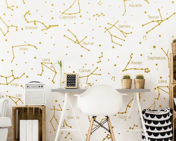 Zodiac Constellation Wall Decals Star Gift - Star Constellation Wall Decals Zodiac Constellation Wall Decals Star Gift - Star Constellation Wall Decals