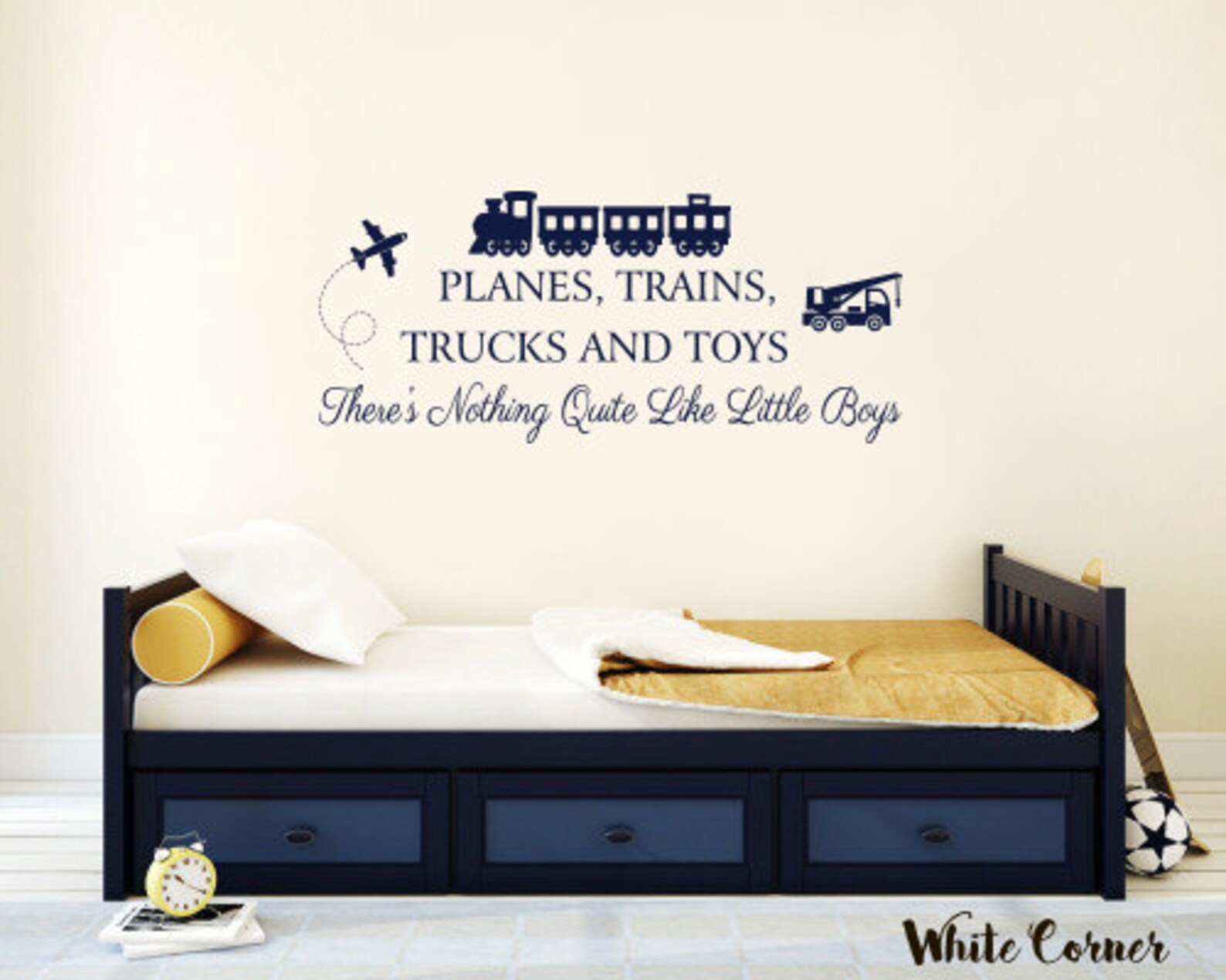Rta1850 Planes Trains Trucks and Toys There's Nothing Etsy