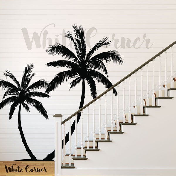 Palm Tree Wall Decal Etsy