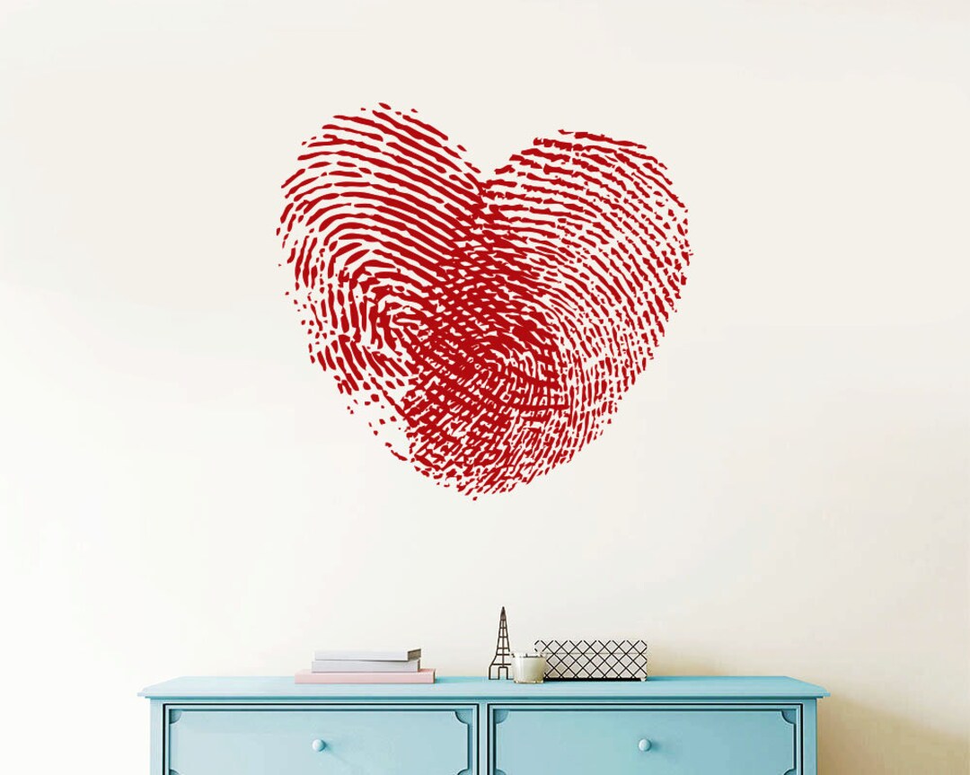 Heart Wall Decals Cute Hand Drawn Heart Wall Decals, Nursery Wall