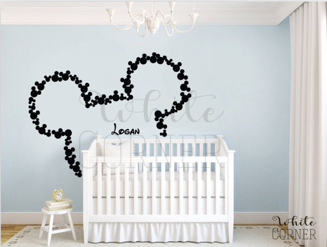 Large Mickey Mouse Wall Decal Disney Wall Decal, Mickey Mouse