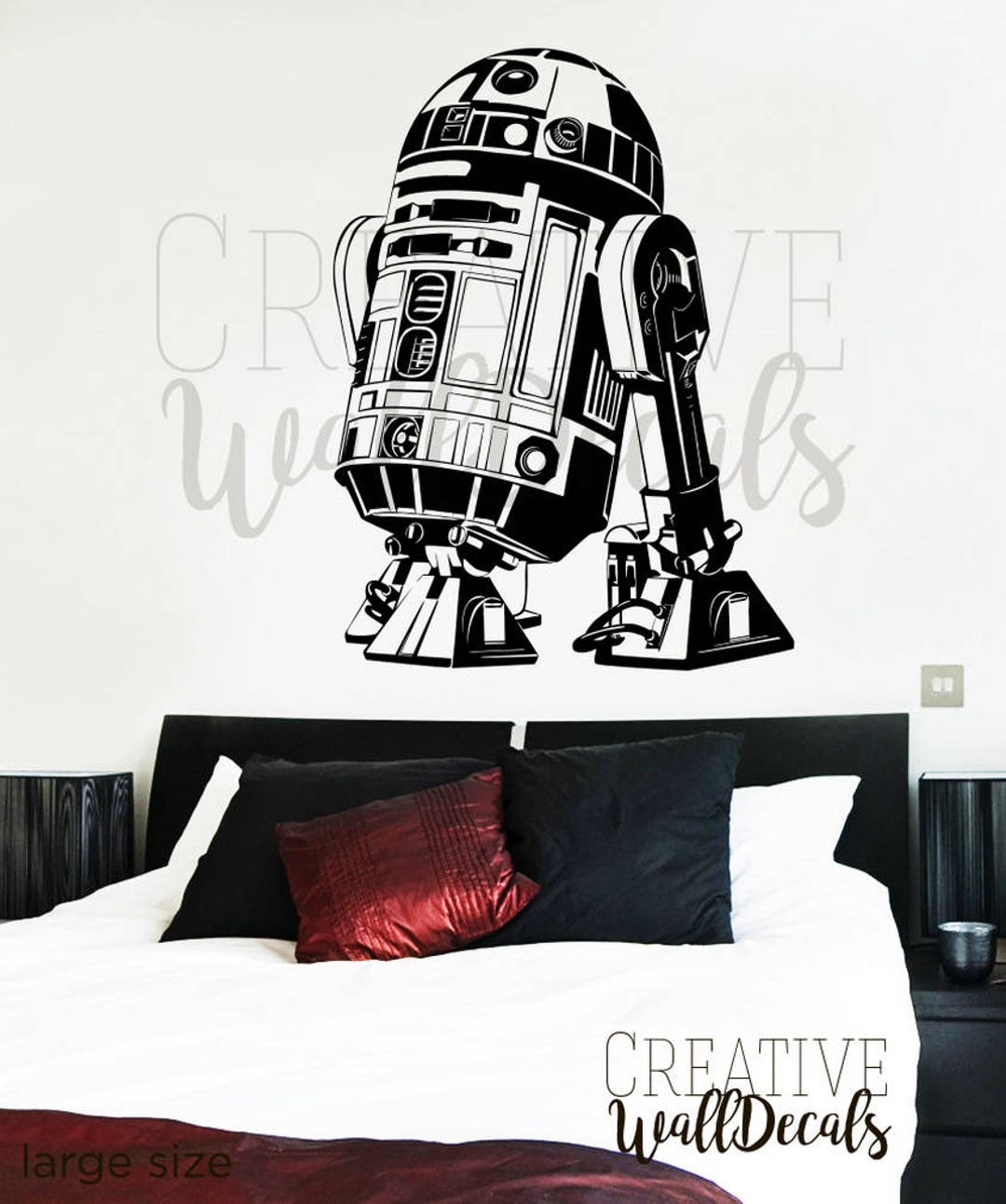 JEDI Wall Decal / Star Wars Wall Sticker Kids Sticker / Dart