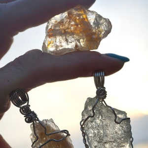 Genuine PHENACITE Specimen or Penacite Pendant ~ Phenacite Earrings Crystal Vial Pendant; 100% Natural Phenacite Vial Spiraled in 925 Silver