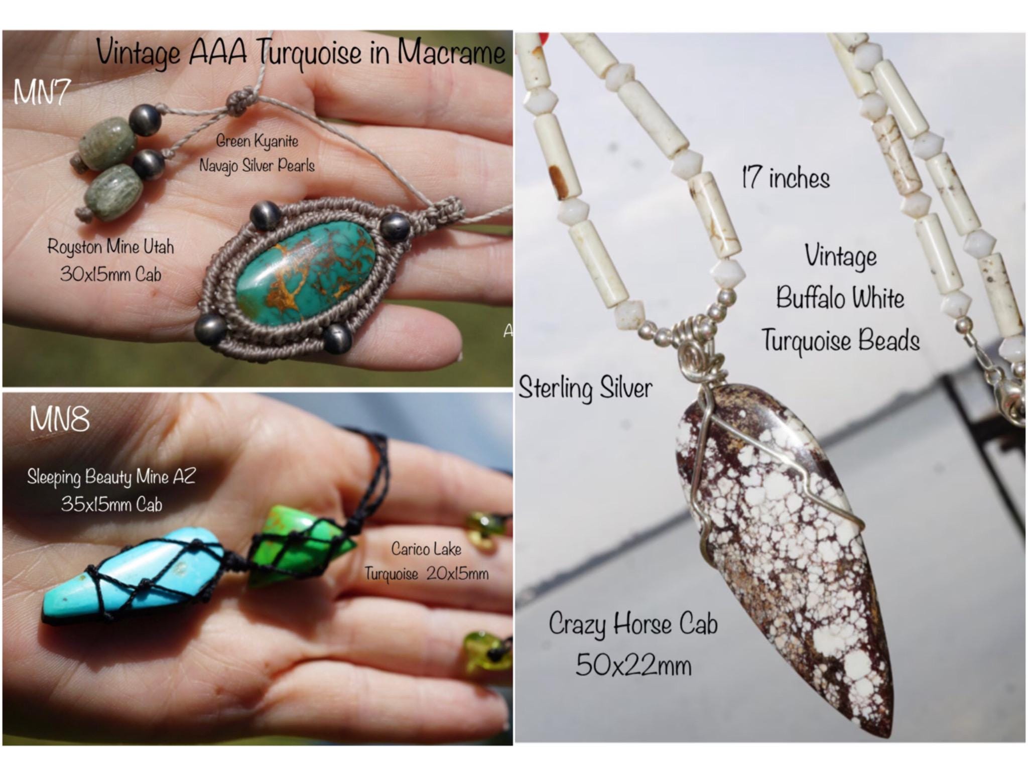 Vintage TURQUOISE Navajo Jewelry L4 | Golden Hills Mine Lavender