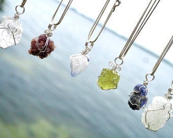 Apofillite grezza, tanzanite, quarzo manifesto, ametista Brandberg, apatite dorata, citrino naturale, pietre Herkimer SYNERGY ad altissima energia