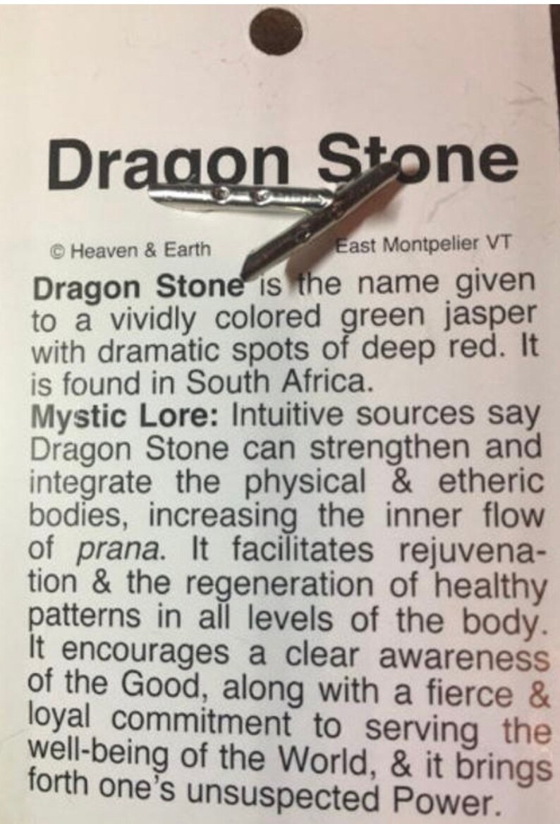 polished dragon stone