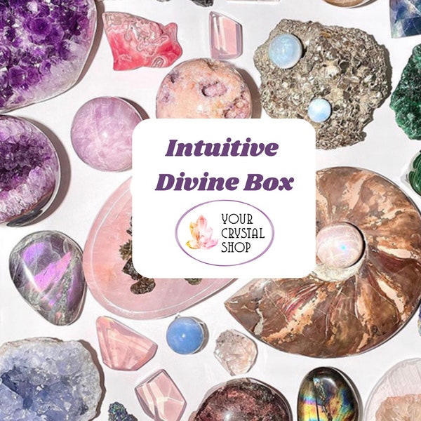 Intuitive Divine Crystal Box ~ Mystery Box ~ Themed Boxes or Intuitive Personal Boxes