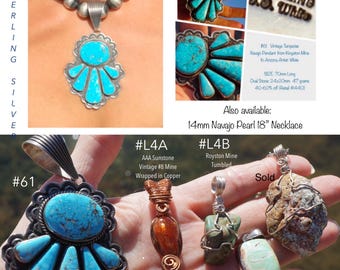 Vintage TURQUOISE Navajo Jewelry L4 | Golden Hills Mine Lavender