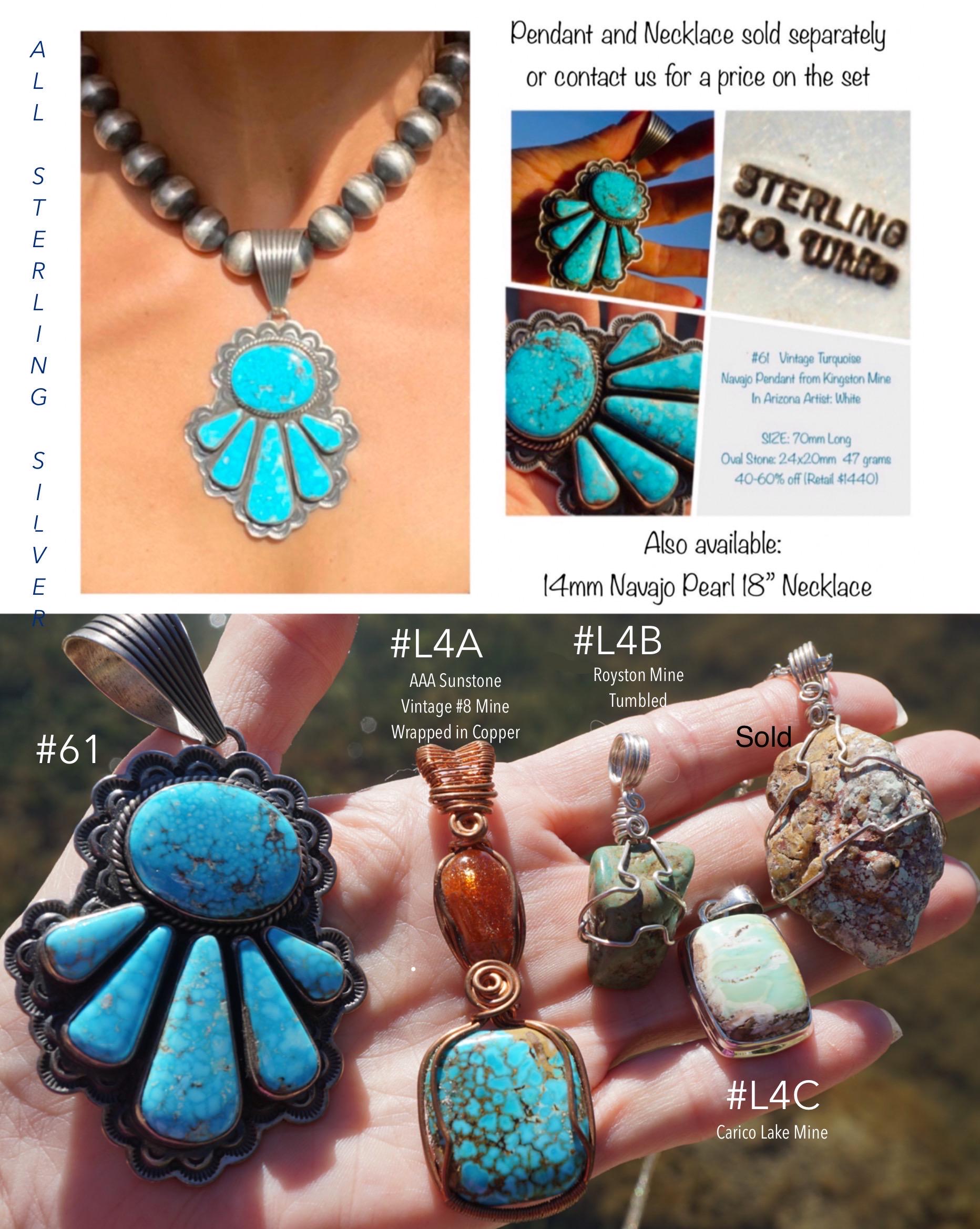Vintage TURQUOISE Navajo Jewelry L4 | Golden Hills Mine Lavender
