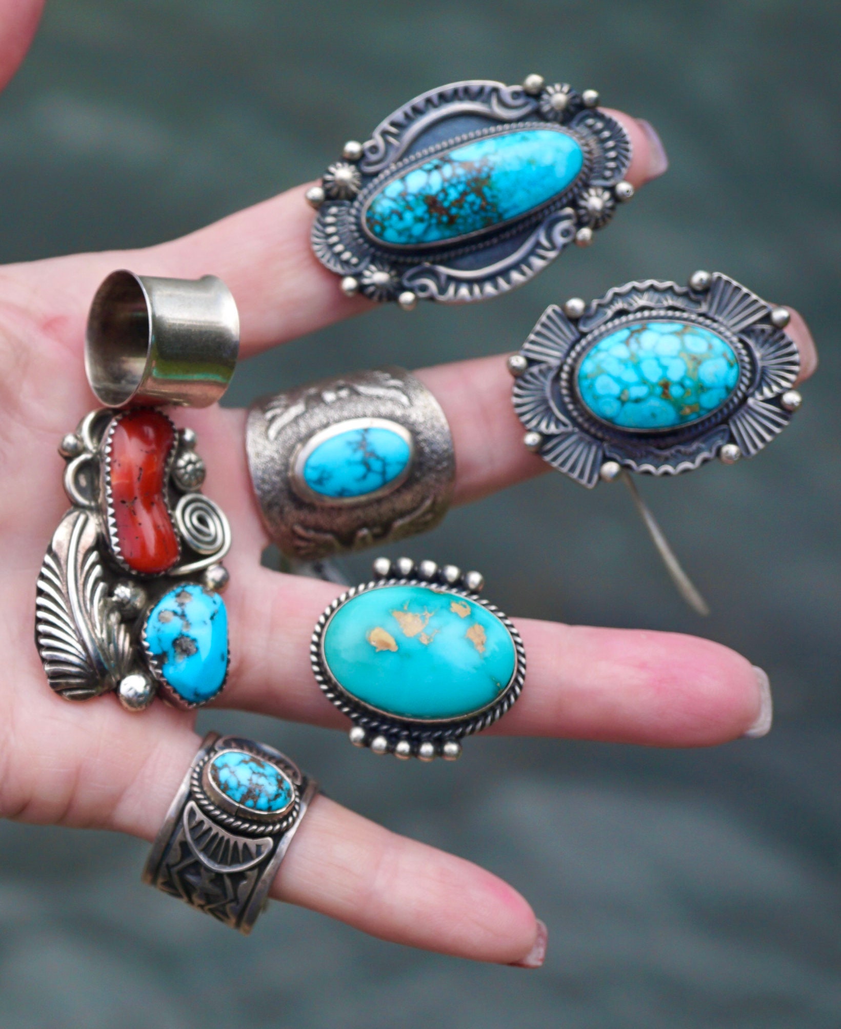 Authentic navajo cheap turquoise jewelry