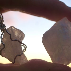 Genuine Cryolite Specimen-Rough Cryolite or Tumbled Cryolite connects the heart and mind Synergy Stone from Greenland L138